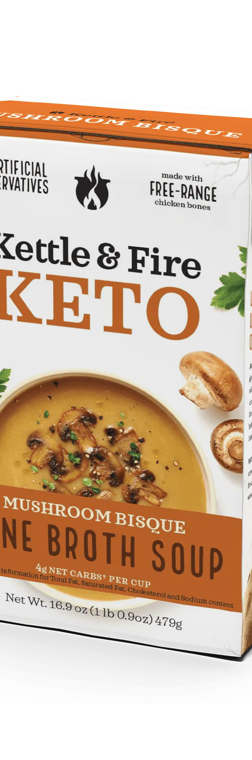 6 Pack: Mushroom Bisque Keto Soup - Superpower Marketplace