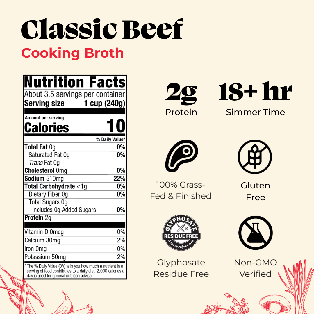 4 Pack: Beef Cooking Broth - Superpower Marketplace