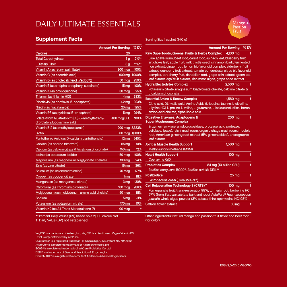 Daily Ultimate Essentials Pro: All‑in‑One Supplement - Superpower Marketplace