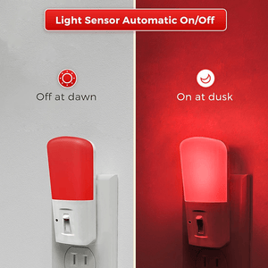 Anti-Blue LED Night Light Dimmable - Red - Superpower Marketplace