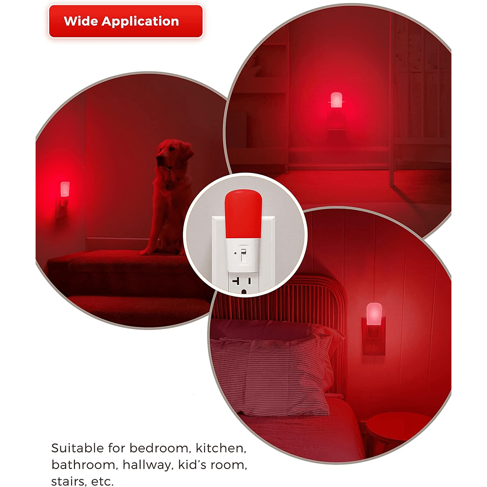 Anti-Blue LED Night Light Dimmable - Red - Superpower Marketplace