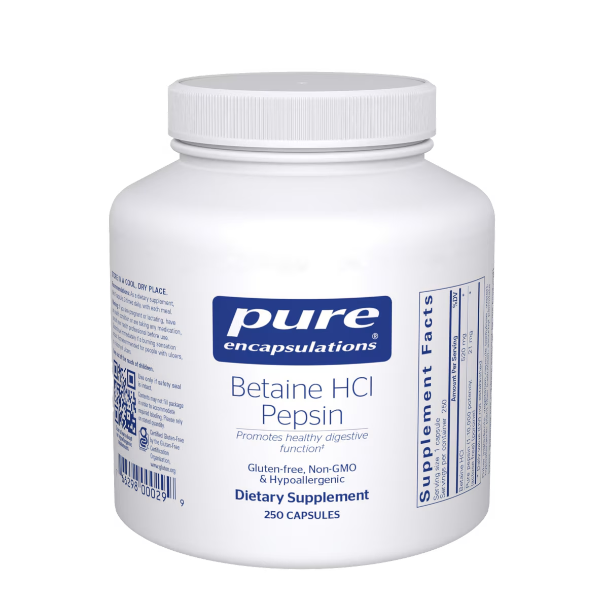 Betaine HCl Pepsin