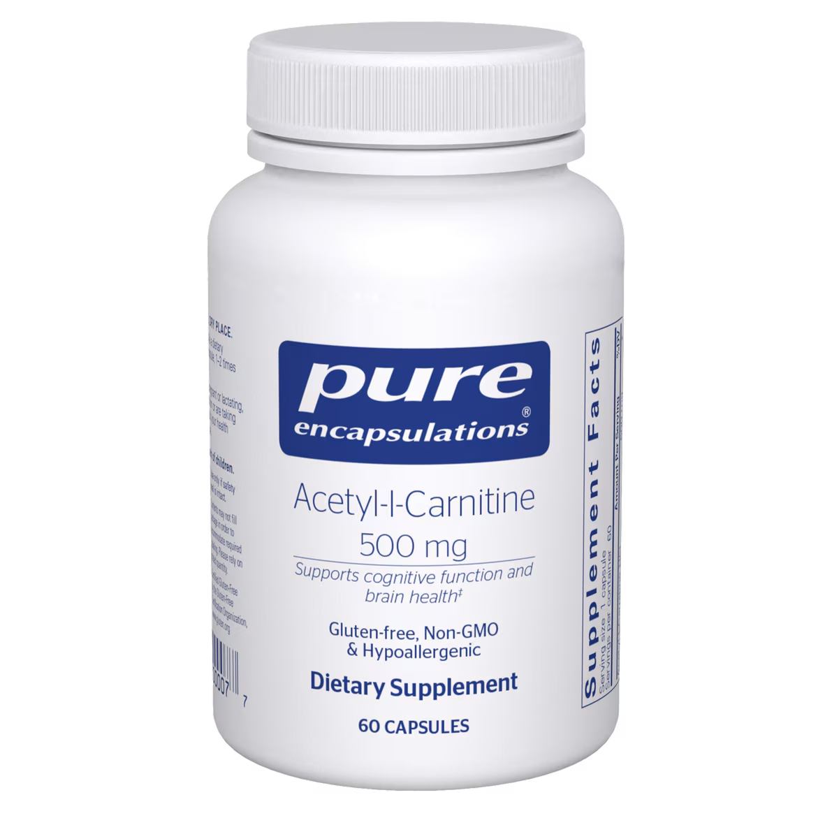 Acetyl-l-Carnitine 500mg - 60 capsules - Superpower Marketplace