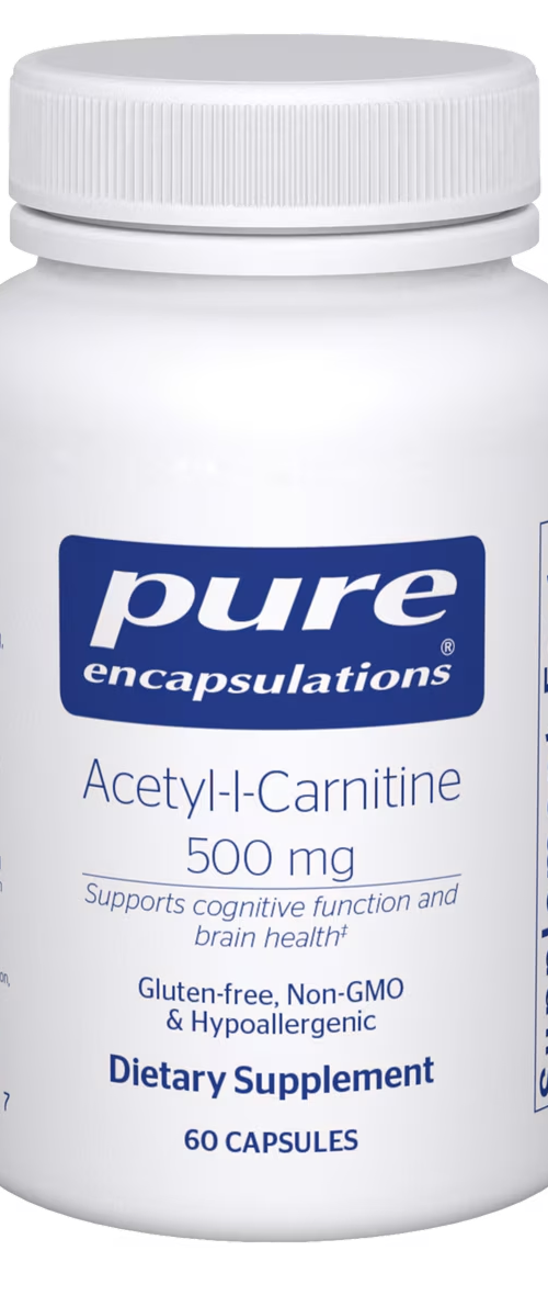 Acetyl-l-Carnitine 500mg - 60 capsules - Superpower Marketplace