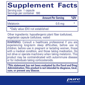 Melatonin 0.5 Mg - Superpower Marketplace