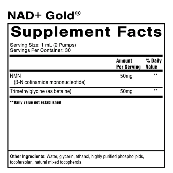 NAD+ Gold - Superpower Marketplace