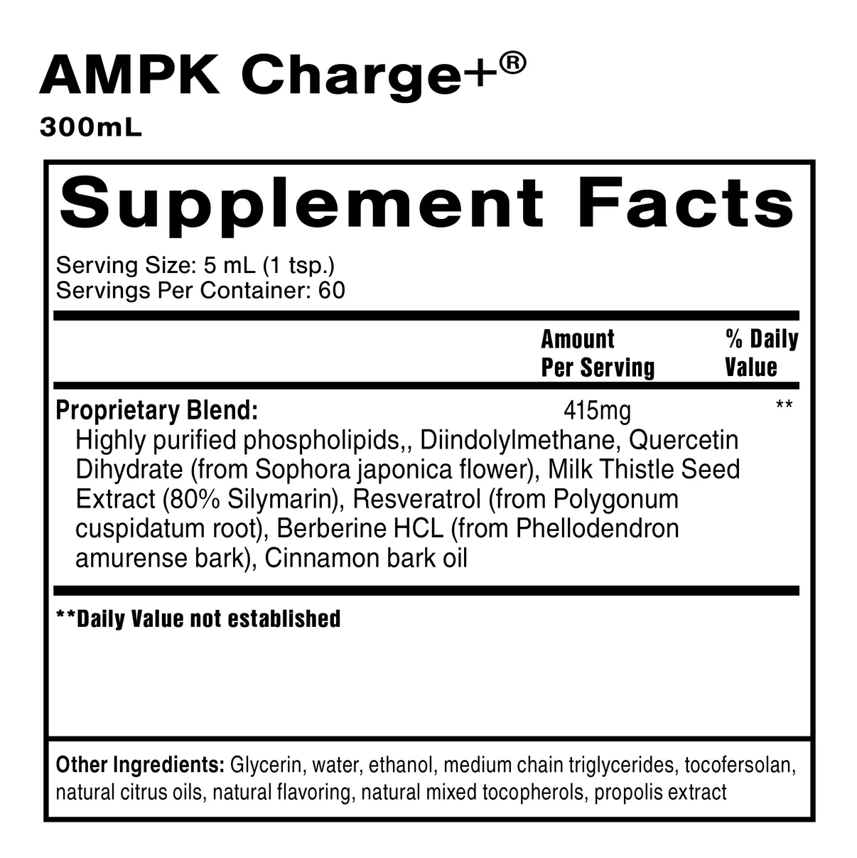 AMPK Charge+ 300 mL - Superpower Marketplace