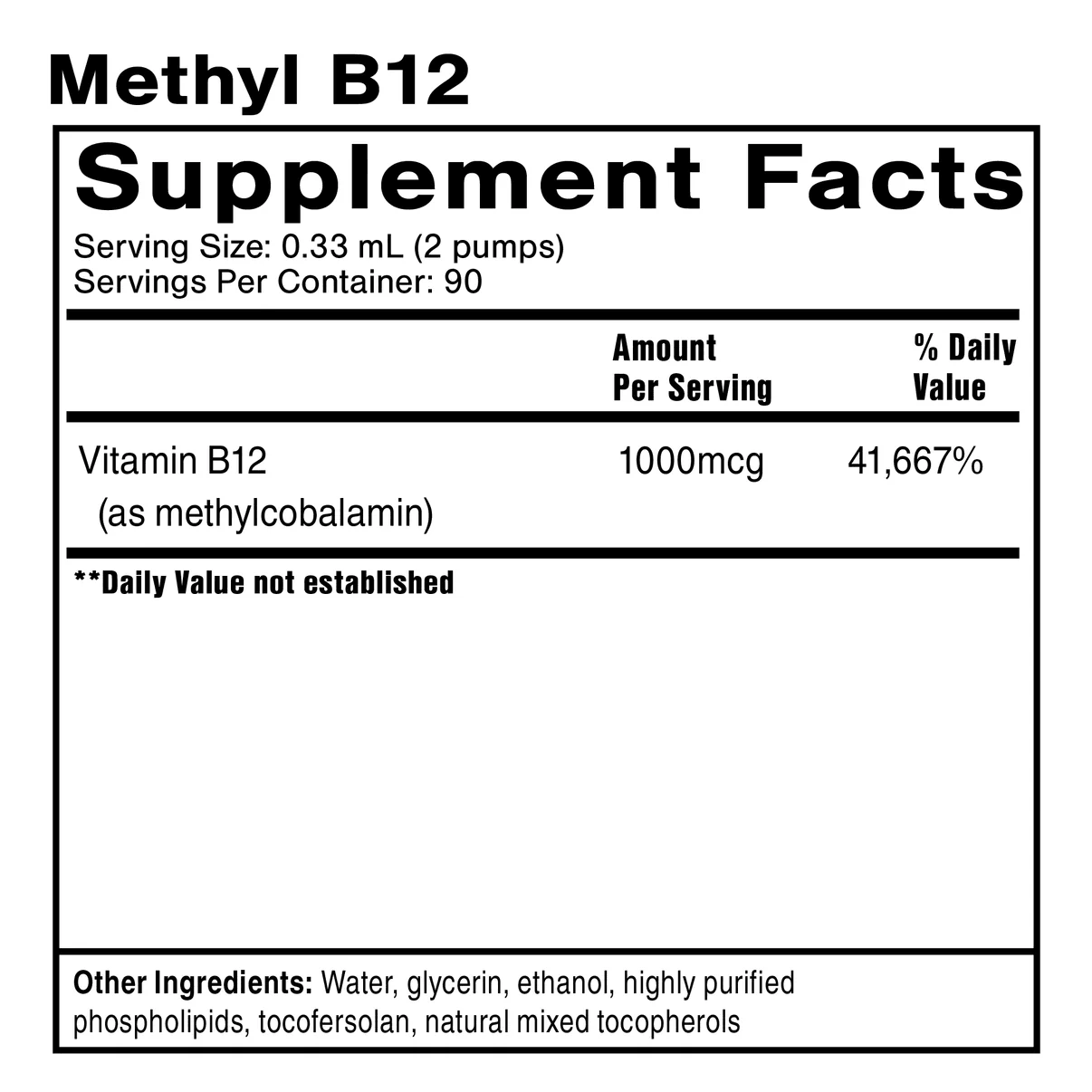 Methyl B-12 - Superpower Marketplace