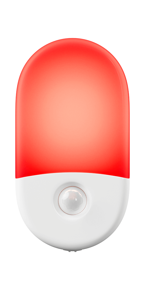 Anti-Blue LED Night Light Motion Sensor - Red - Superpower Marketplace