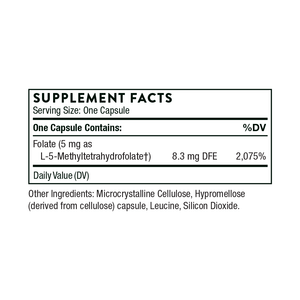 5-MTHF 5 mg - Superpower Marketplace